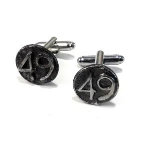 1949 Railroad Date Nail Cufflinks