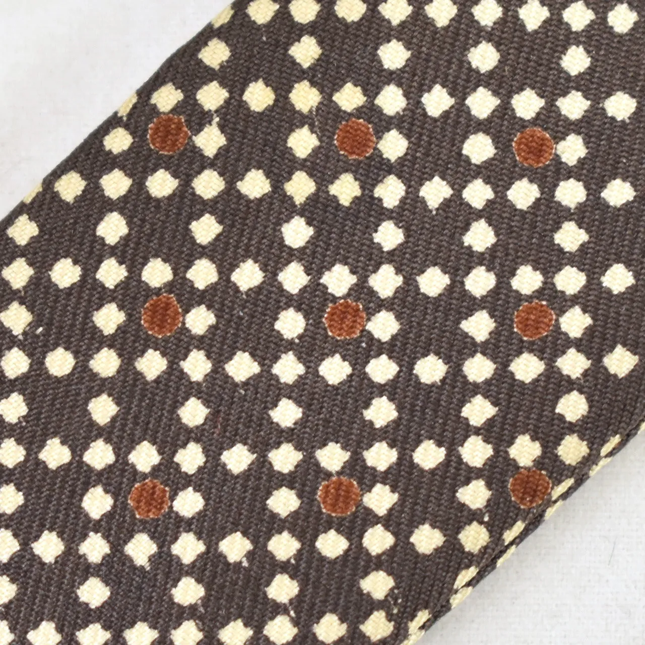 1950s Brown Dot Bow Tie