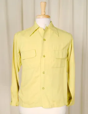 1950s LS Chartreuse Shirt