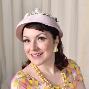 1950s Pale Pink Tea Hat