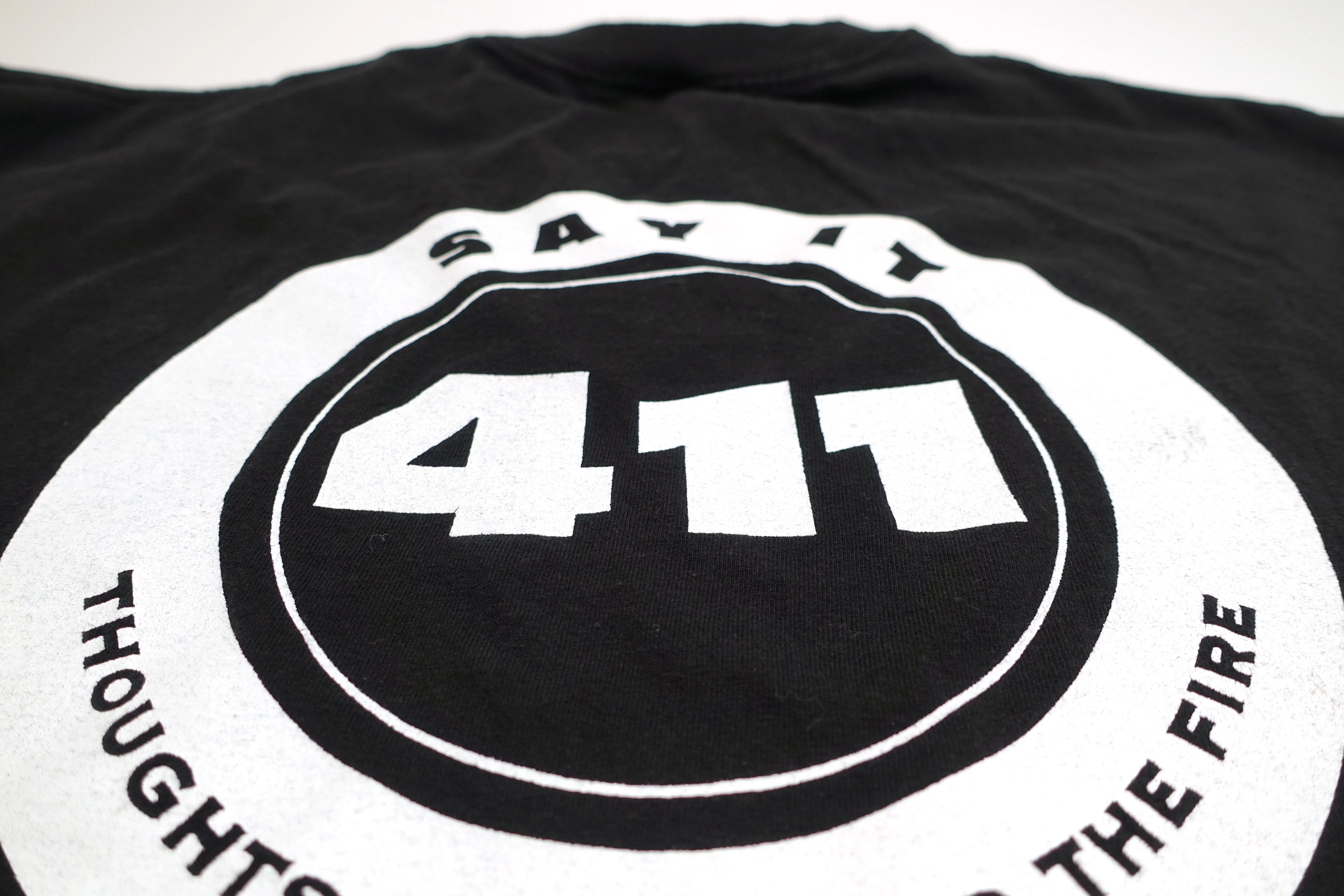 411 - Say It / Thoughts That Feed The Fire (Later Re-issue?) Tour Shirt Size XL