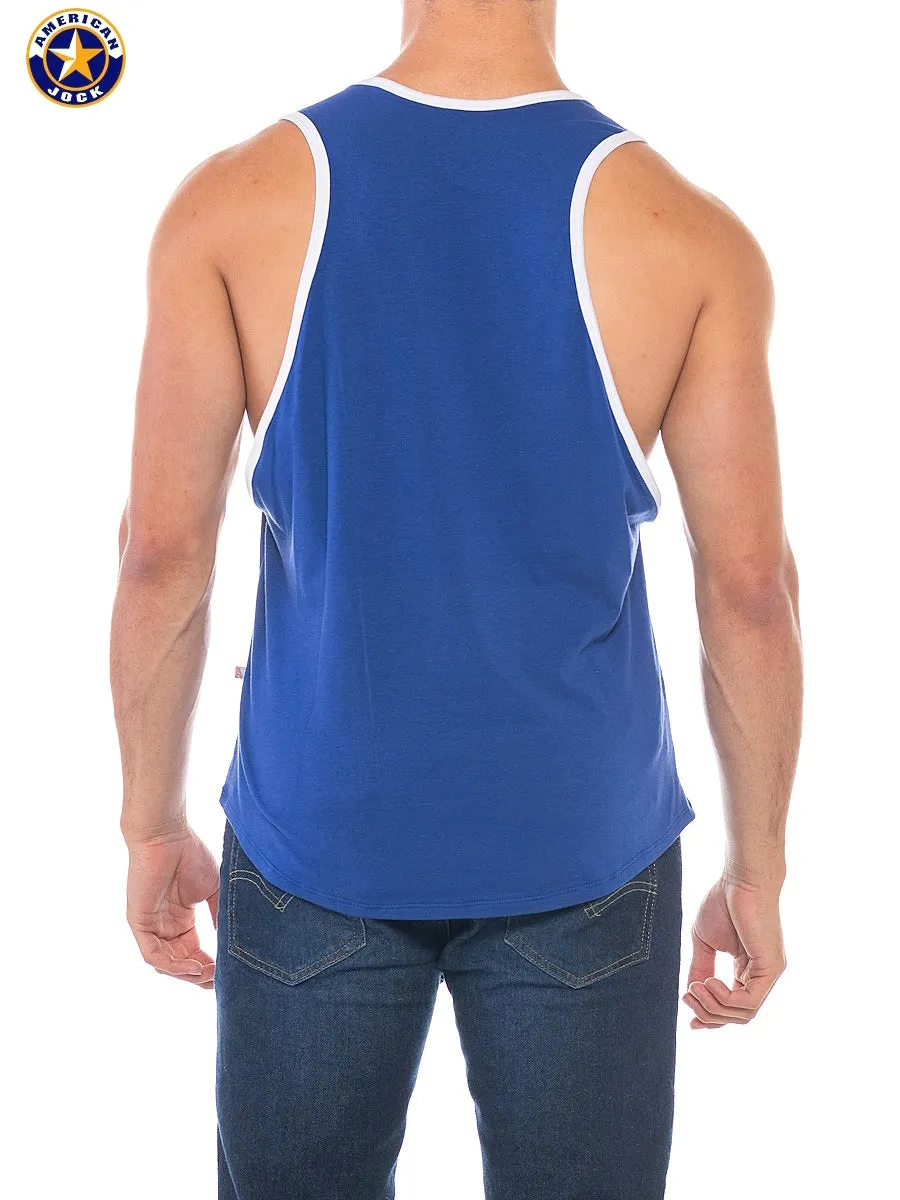 A J Sports Deep Armhole Tank