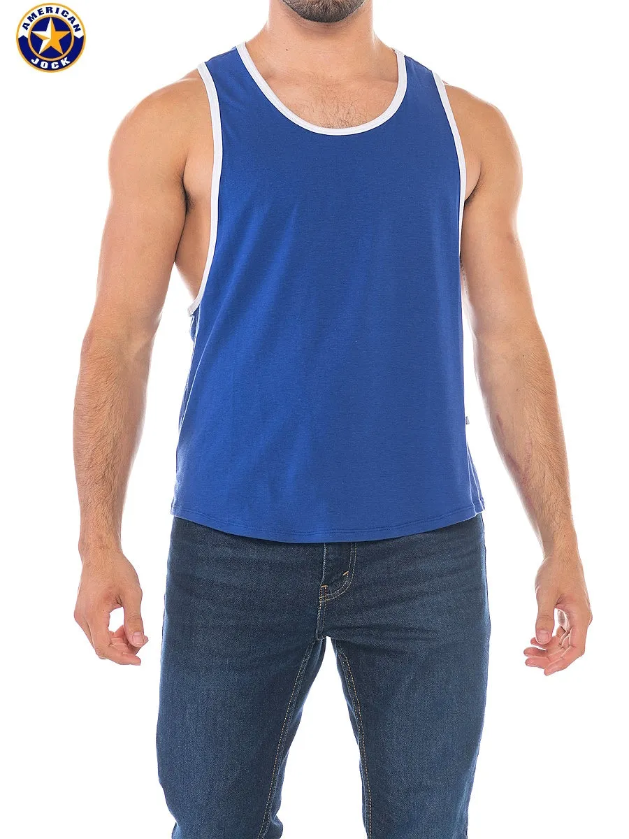 A J Sports Deep Armhole Tank