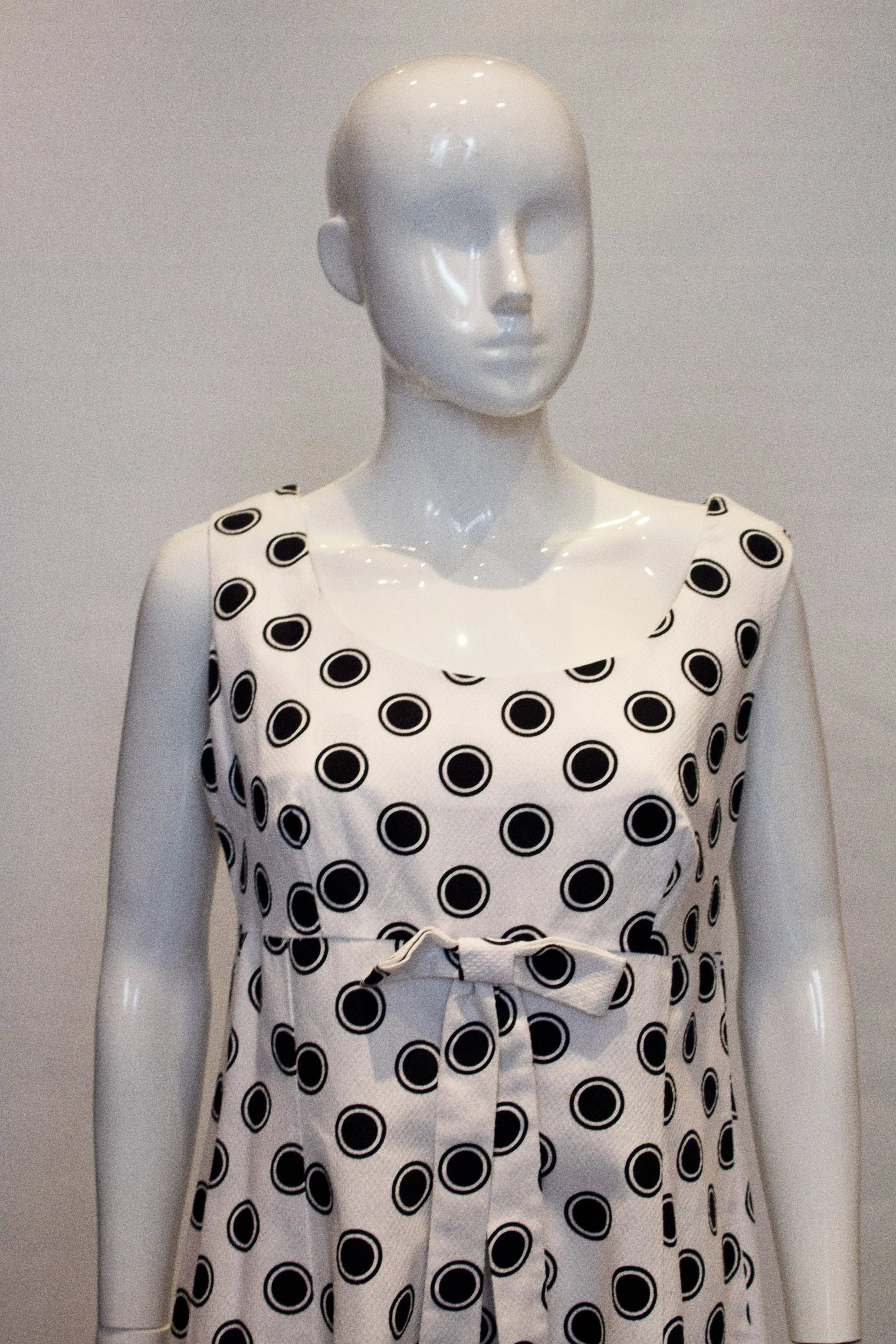 A Vintage 1960s polka dot Blanes London Summer Dress