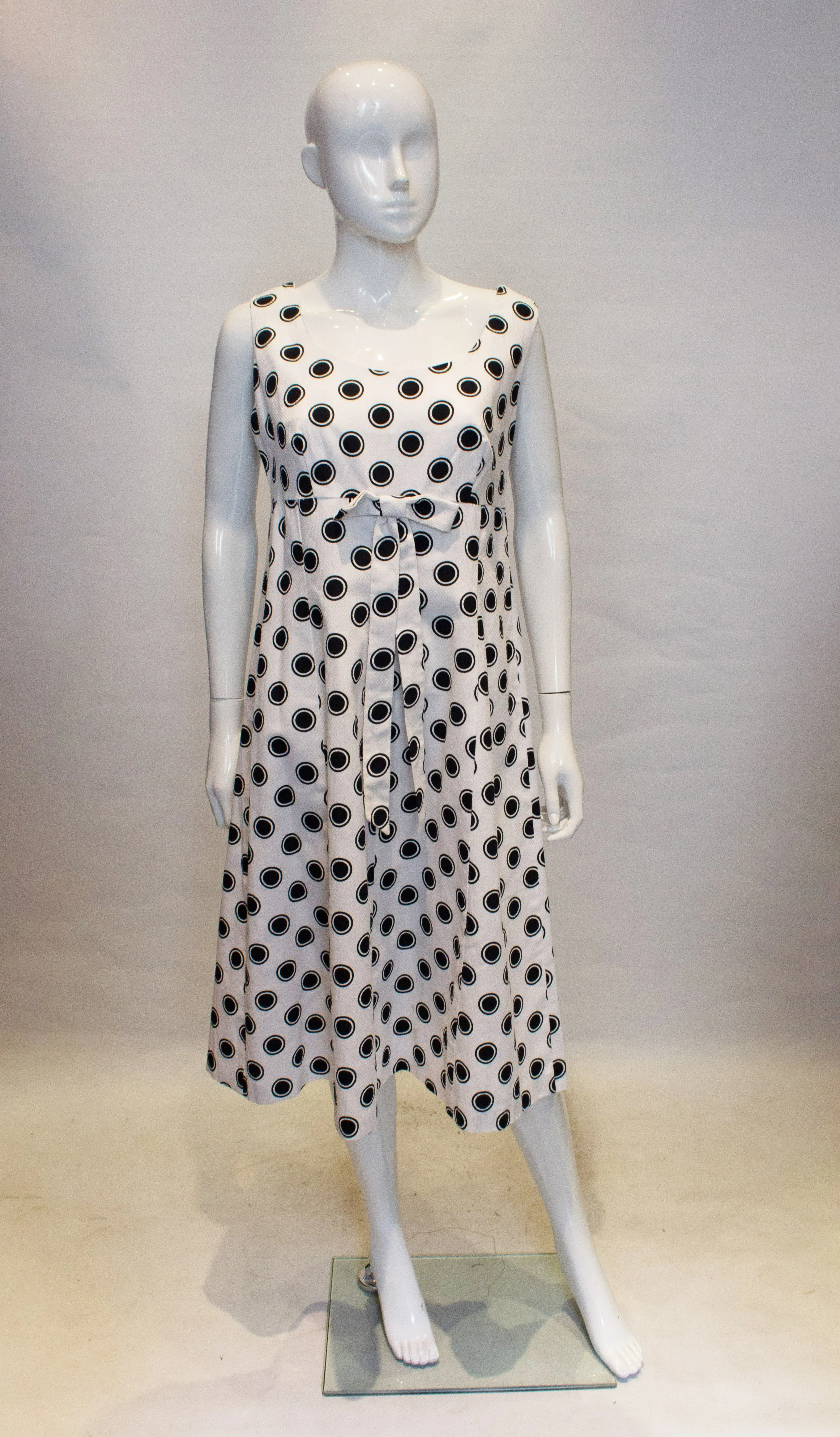 A Vintage 1960s polka dot Blanes London Summer Dress