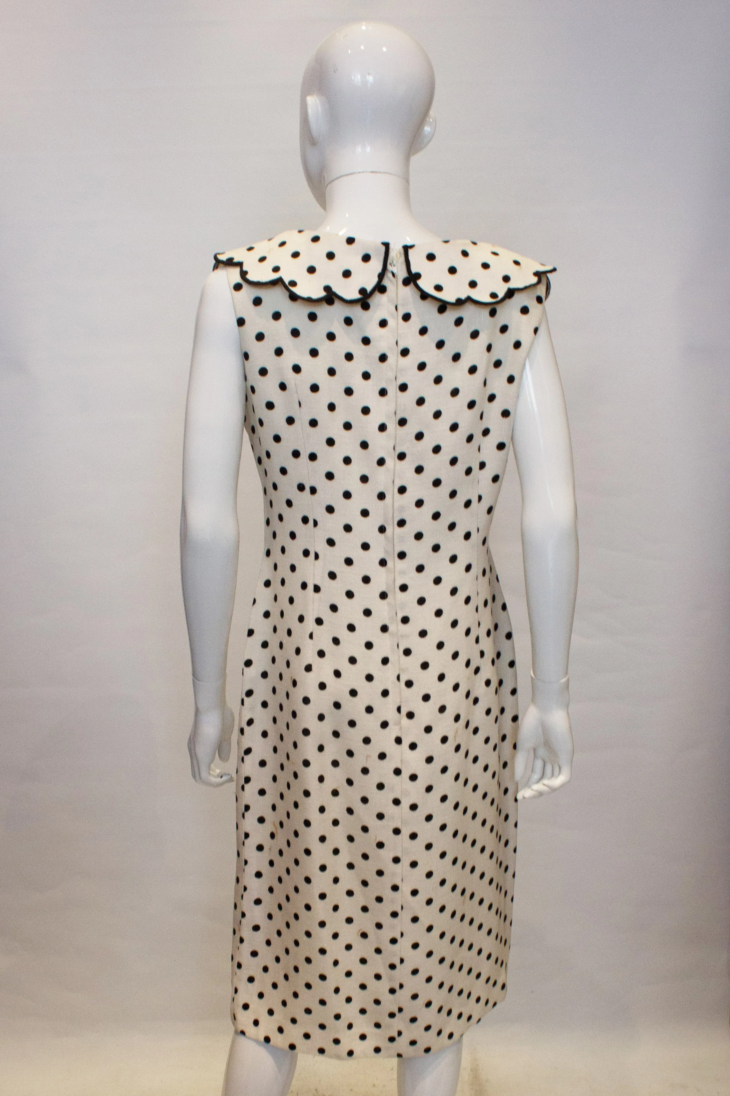 A Vintage 1960s polka dot Blanes London Summer Dress