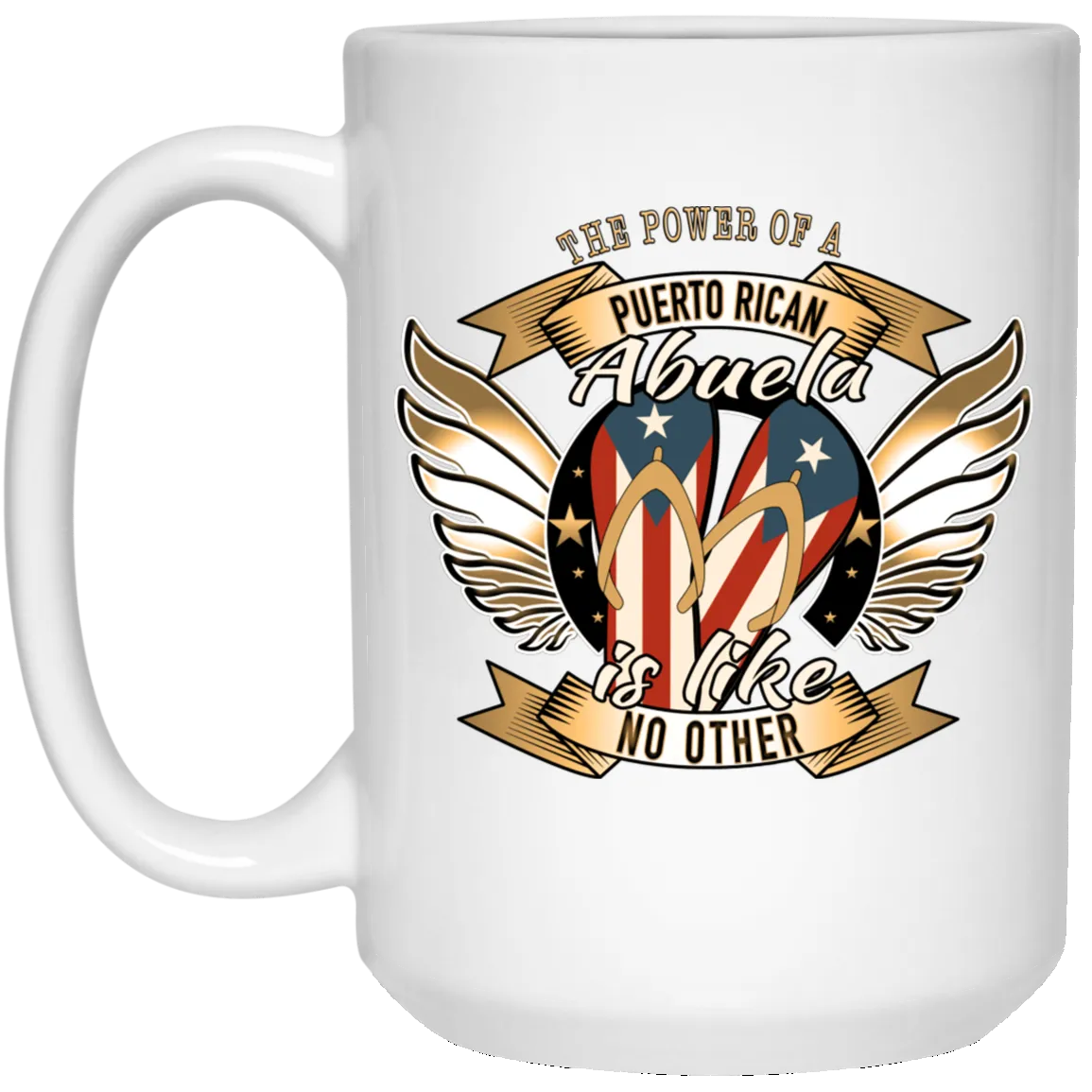 Abuela Power 15 oz. White Mug