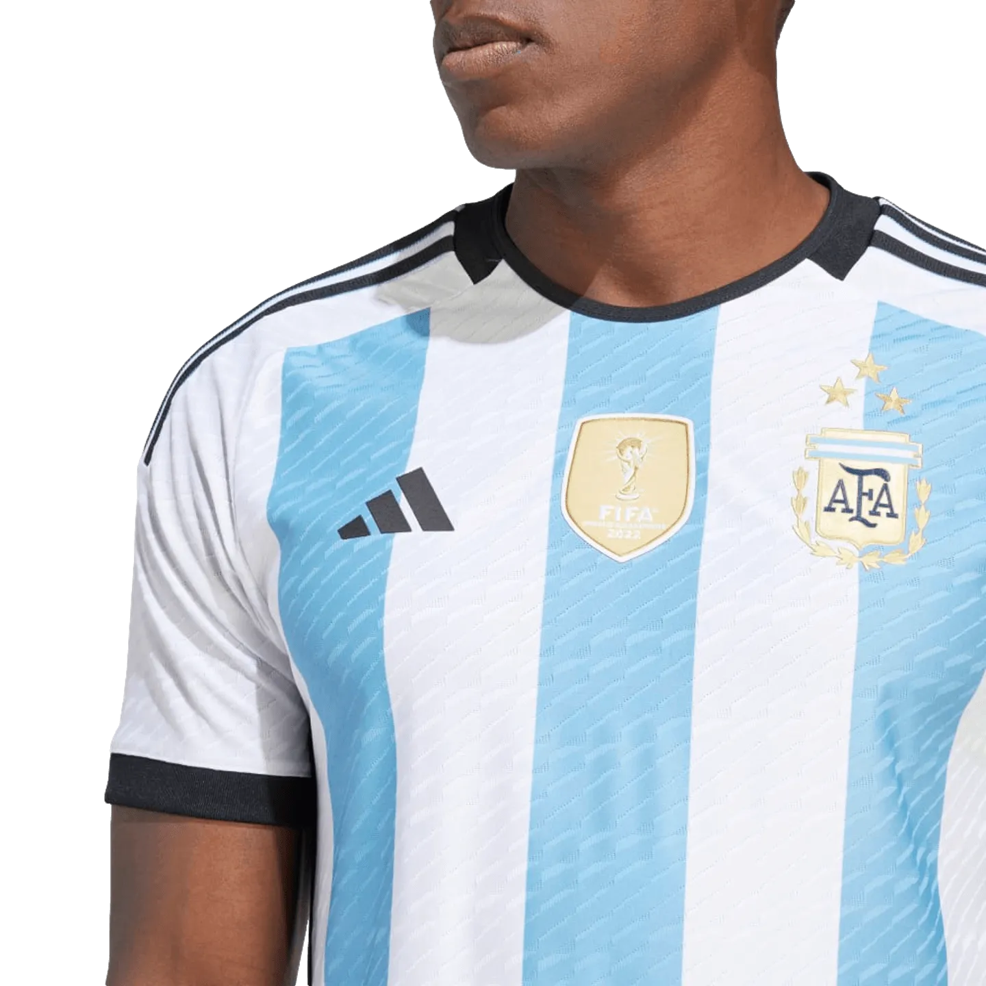 Adidas Argentina 2022 3 Star Authentic Home Jersey