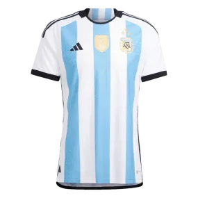 Adidas Argentina 2022 3 Star Authentic Home Jersey