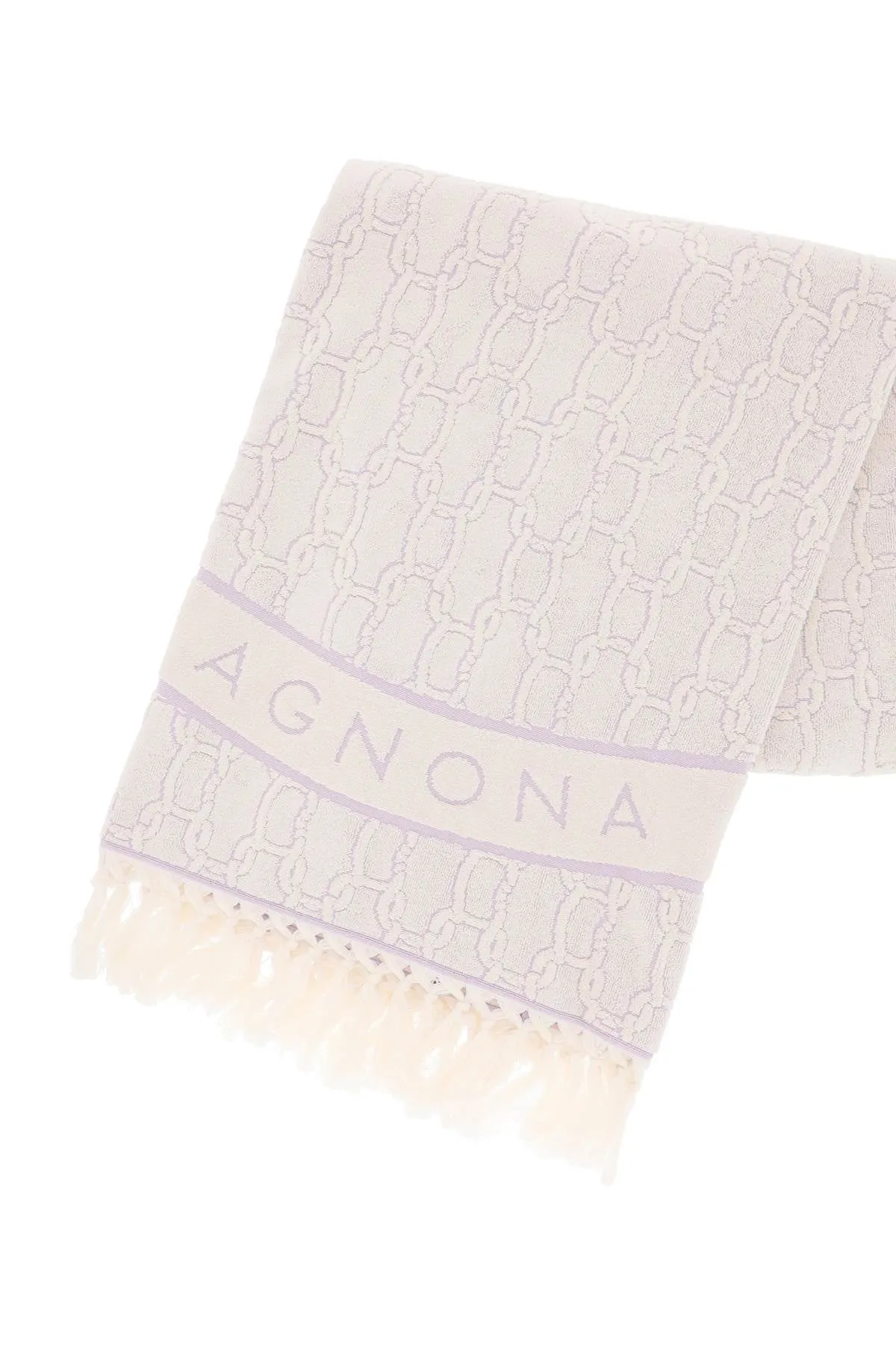 Agnona chain beach towel