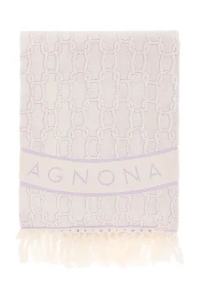 Agnona chain beach towel