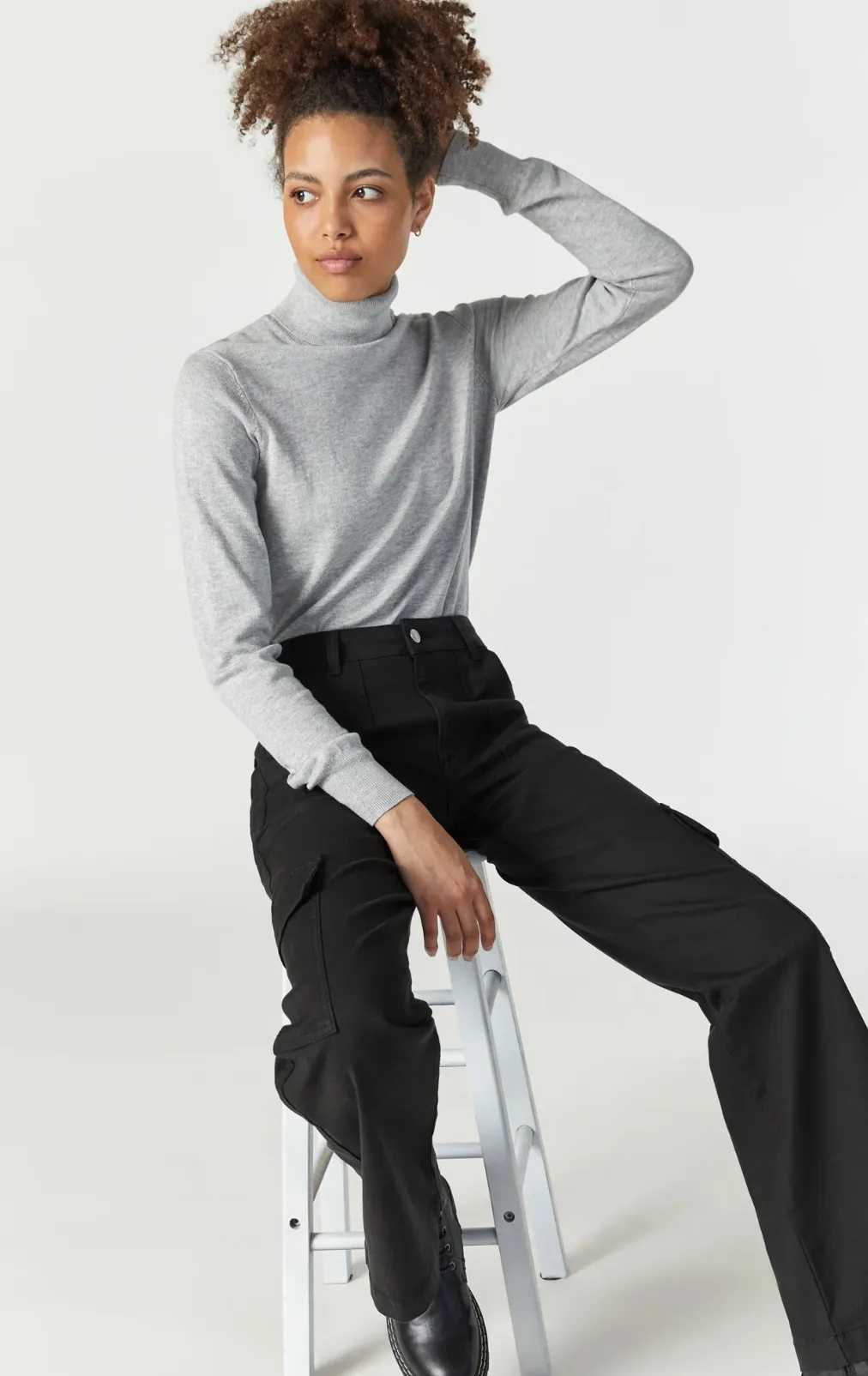 ALVA BLACK LUXE TWILL PANT