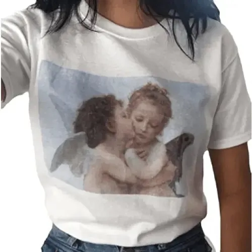 Angel Kissing Aesthetic T-Shirt