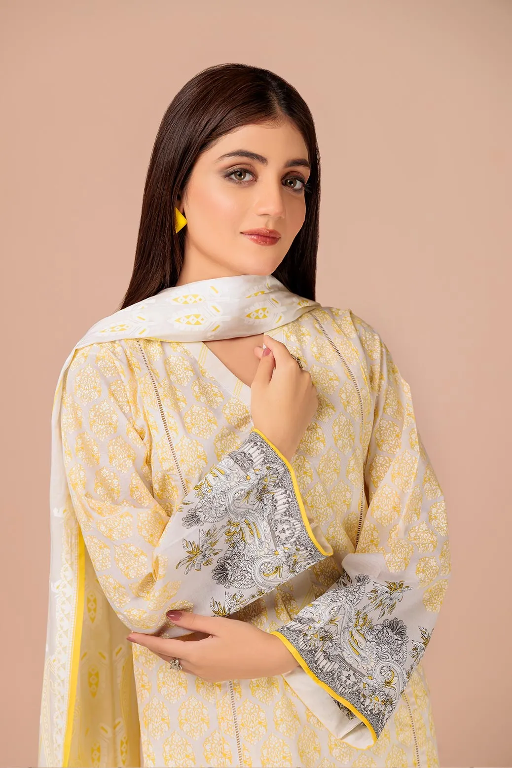 BAAD-E-NASEEM - 3 PC (RSR233P54)