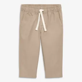 Baby stretch chino drawstring pant