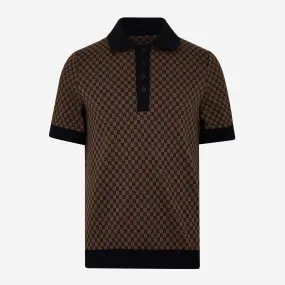 Balmain Mini Monogram Polo Shirt