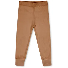 Basic Waffle Pant - terracotta