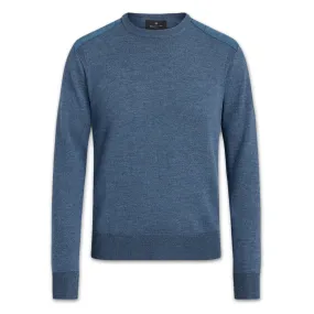 Belstaff - Kerrigan Crew Neck Jumper in Racing Blue