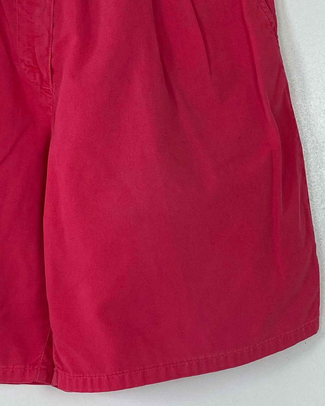 Benetton  Chino Shorts Fucsia con Pinces Taglia 44