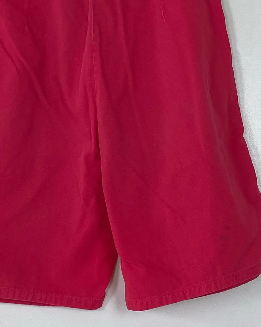 Benetton  Chino Shorts Fucsia con Pinces Taglia 44