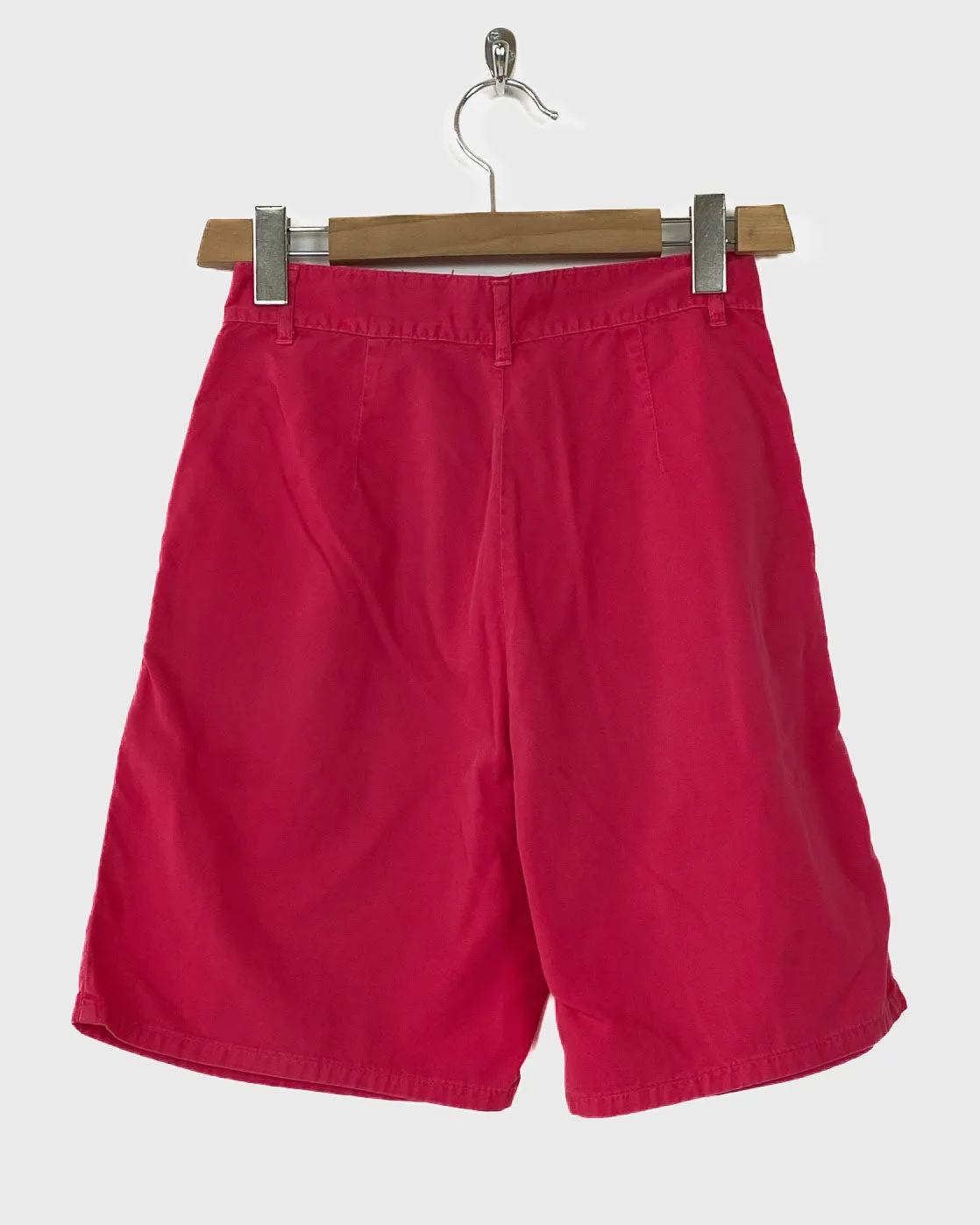 Benetton  Chino Shorts Fucsia con Pinces Taglia 44