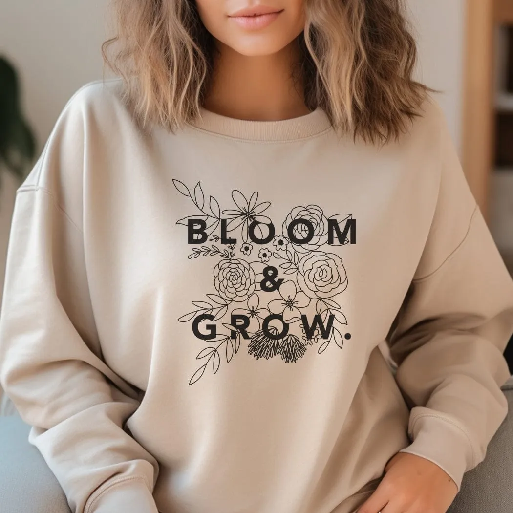 Bloom & Grow Floral Spring Graphic T-Shirt - SP414