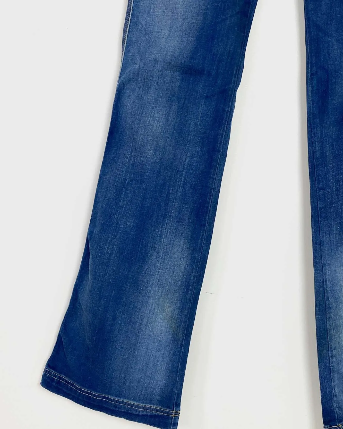 Blu Jeans a Zampa in Stone Wash Taglia 44