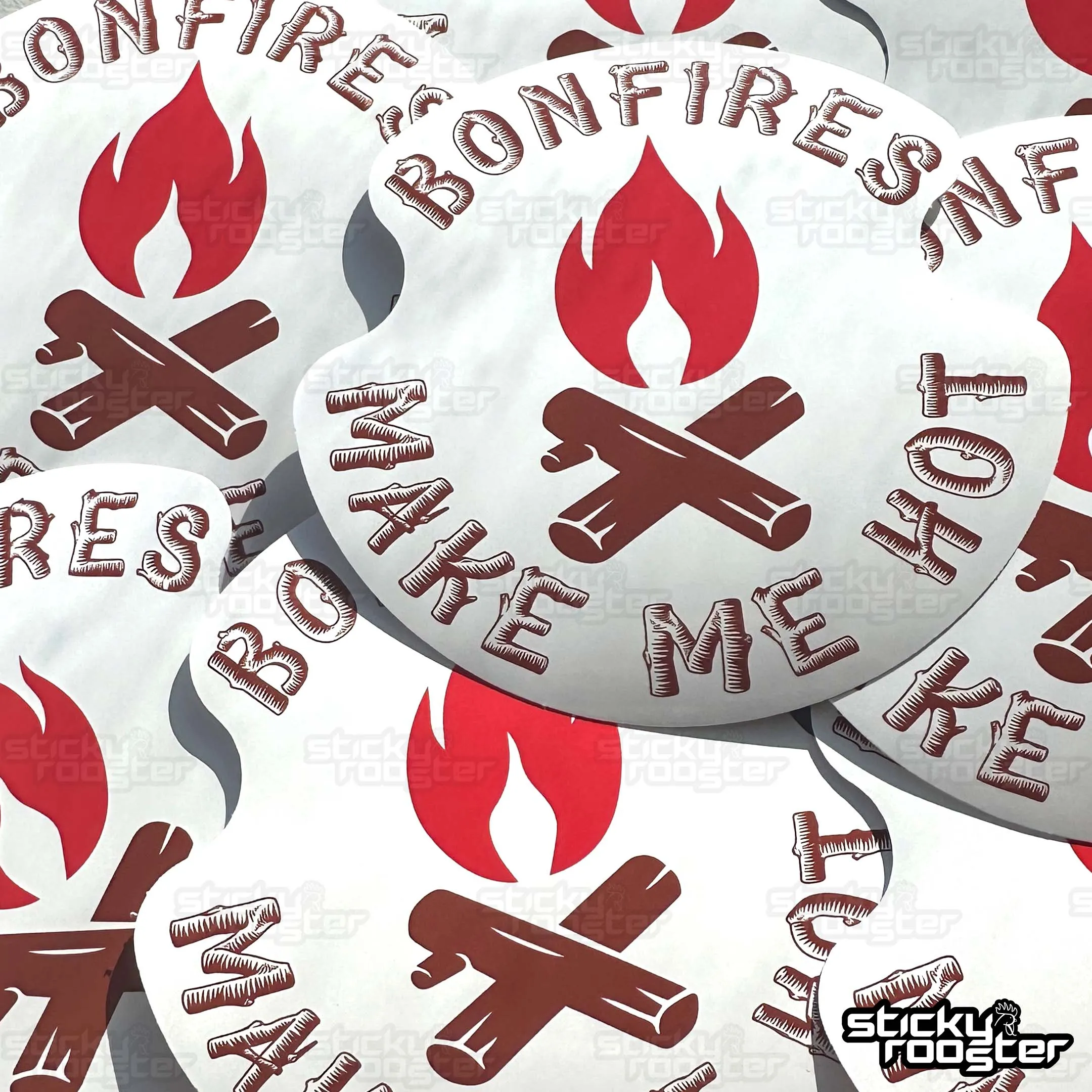 Bonfires Make Me Hot sticker