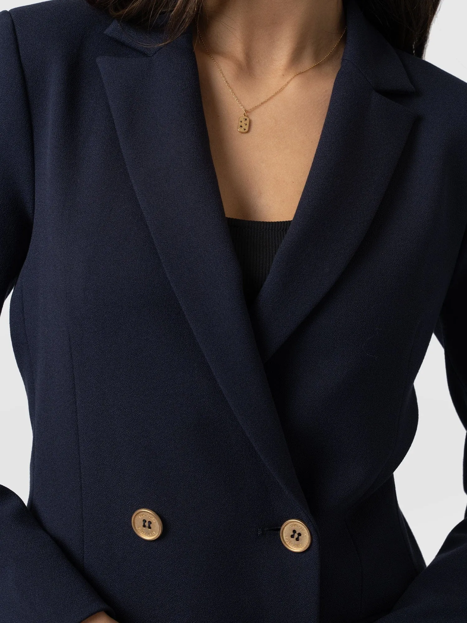 Cambridge Blazer - Navy Crepe