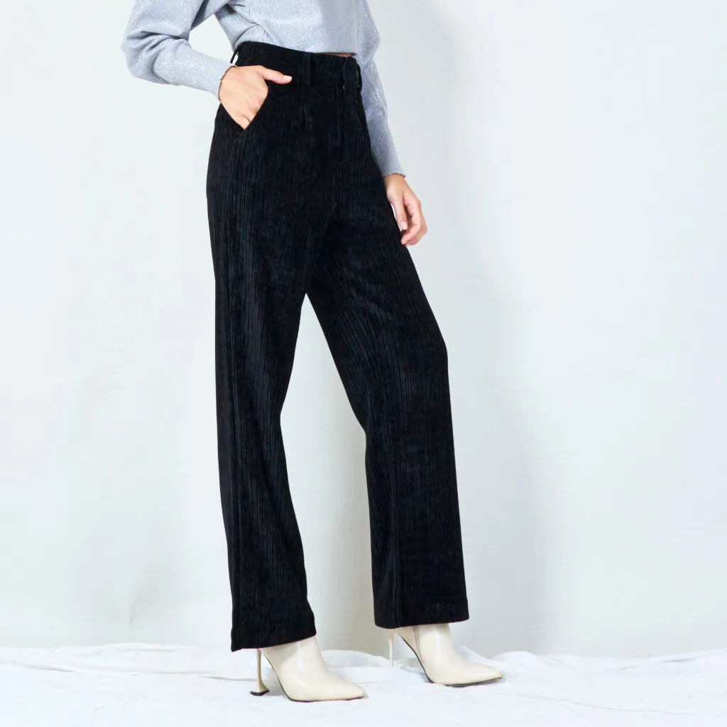 Chic corduroy straight-leg pants wholesale