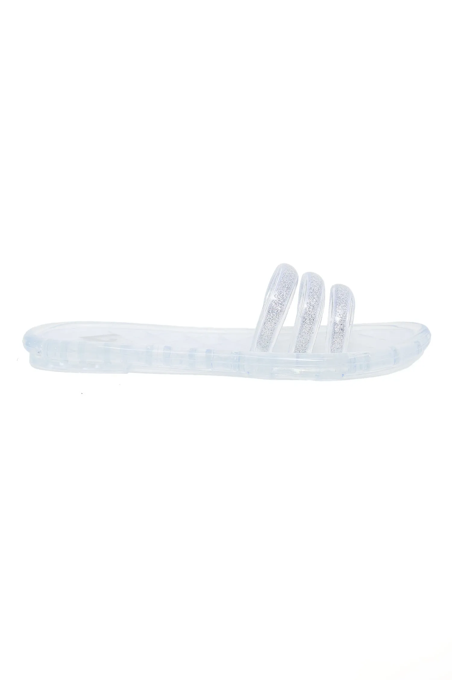 CHIC WOMEN SLIDES-CLEAR