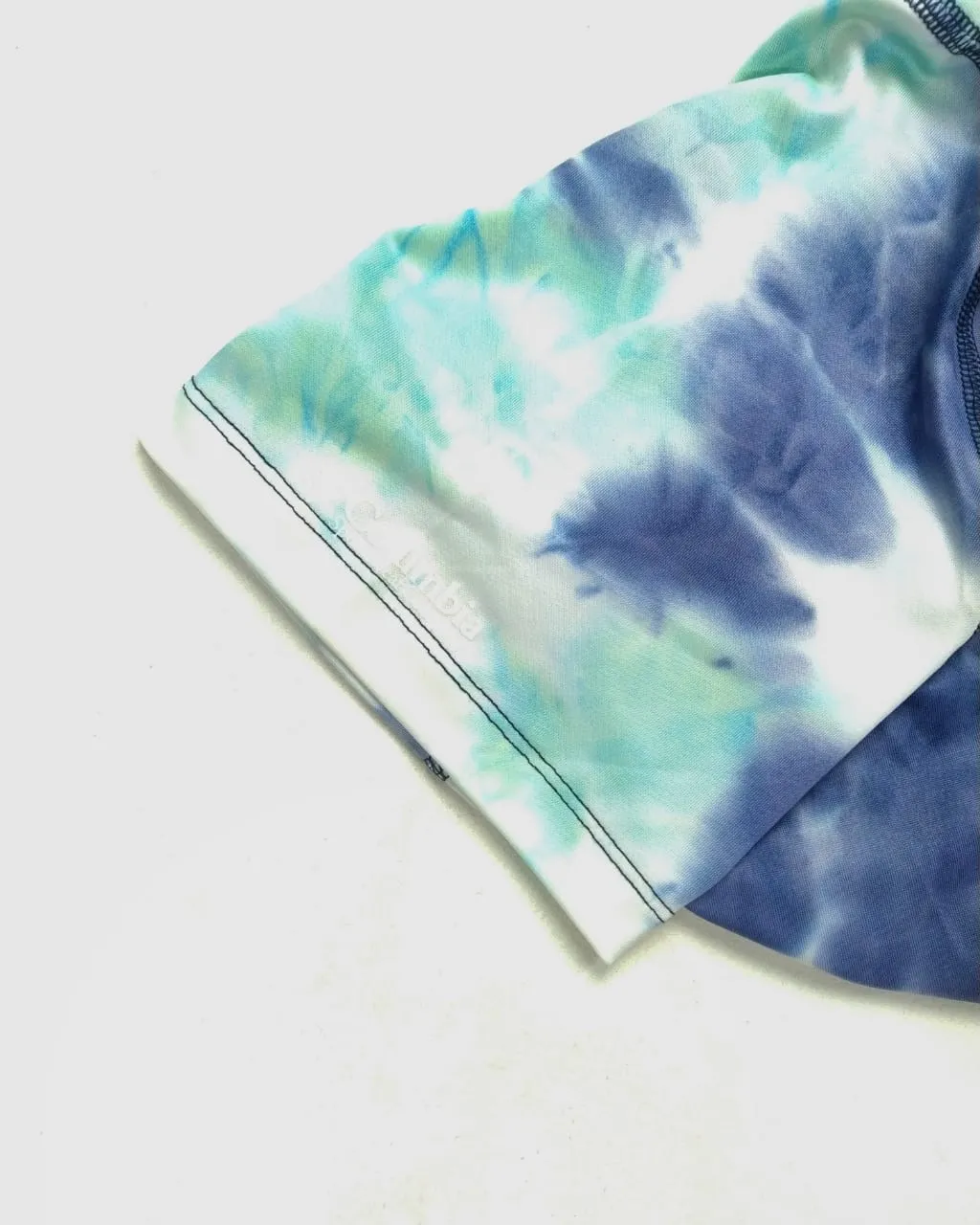 Columbia Short Sleeve T-Shirt  Tie Dye Blue