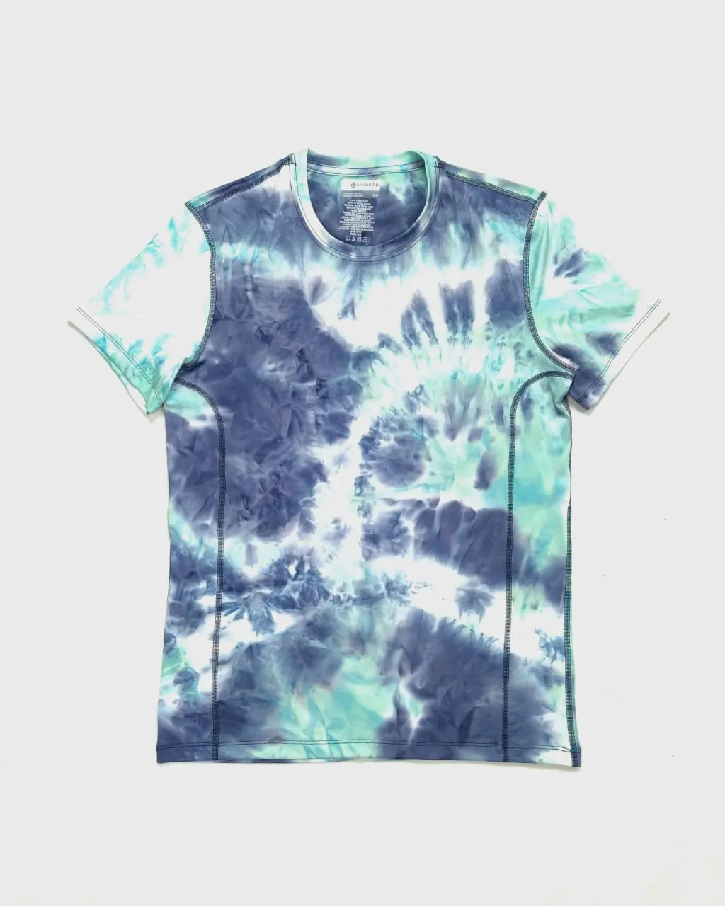 Columbia Short Sleeve T-Shirt  Tie Dye Blue