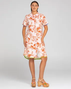 Cuba Shirt Dress - Western Palm