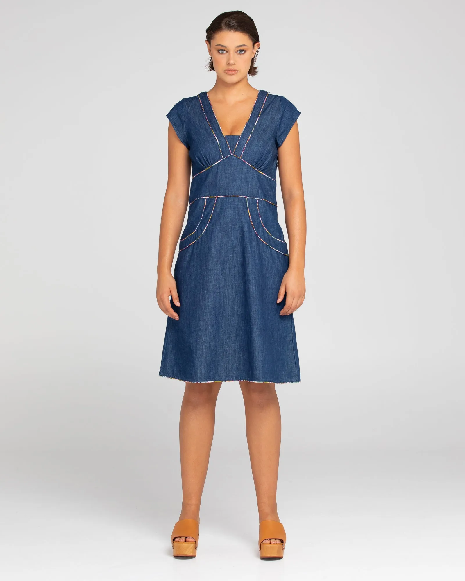 Daisy Dress - Dark Denim