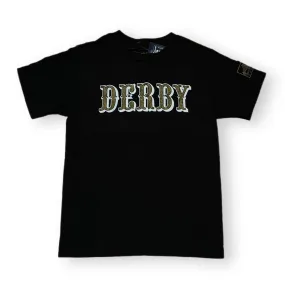 Derby Paisley Black  T-Shirt