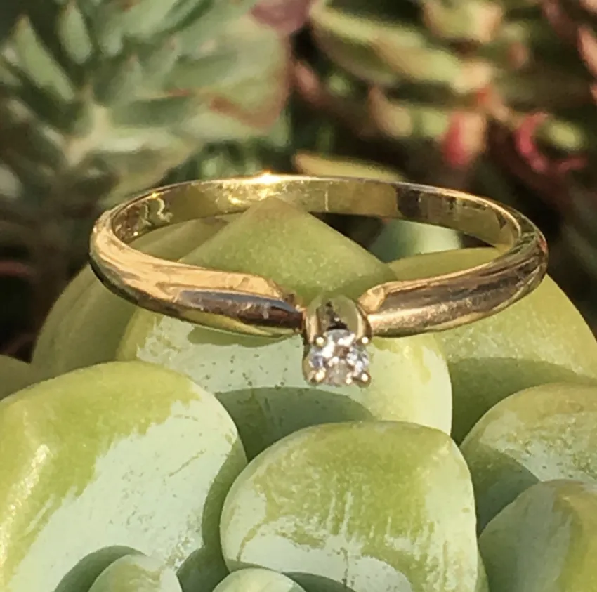 Diamond Engagement Ring 14k Gold