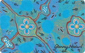 Flexi Magnet - Bush Tucker Gathering By Glenny Naden