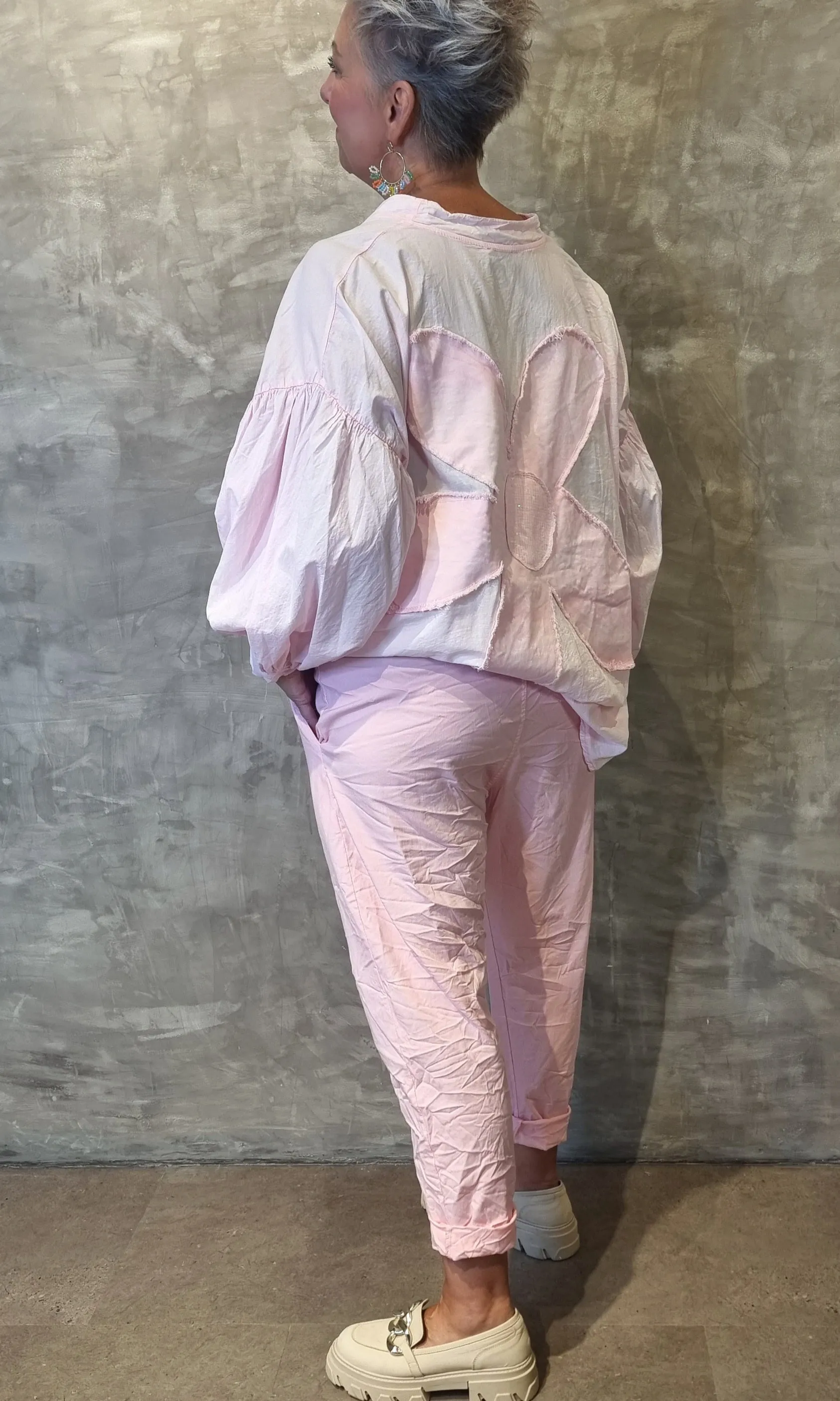 Flower Nicky Pant Pink