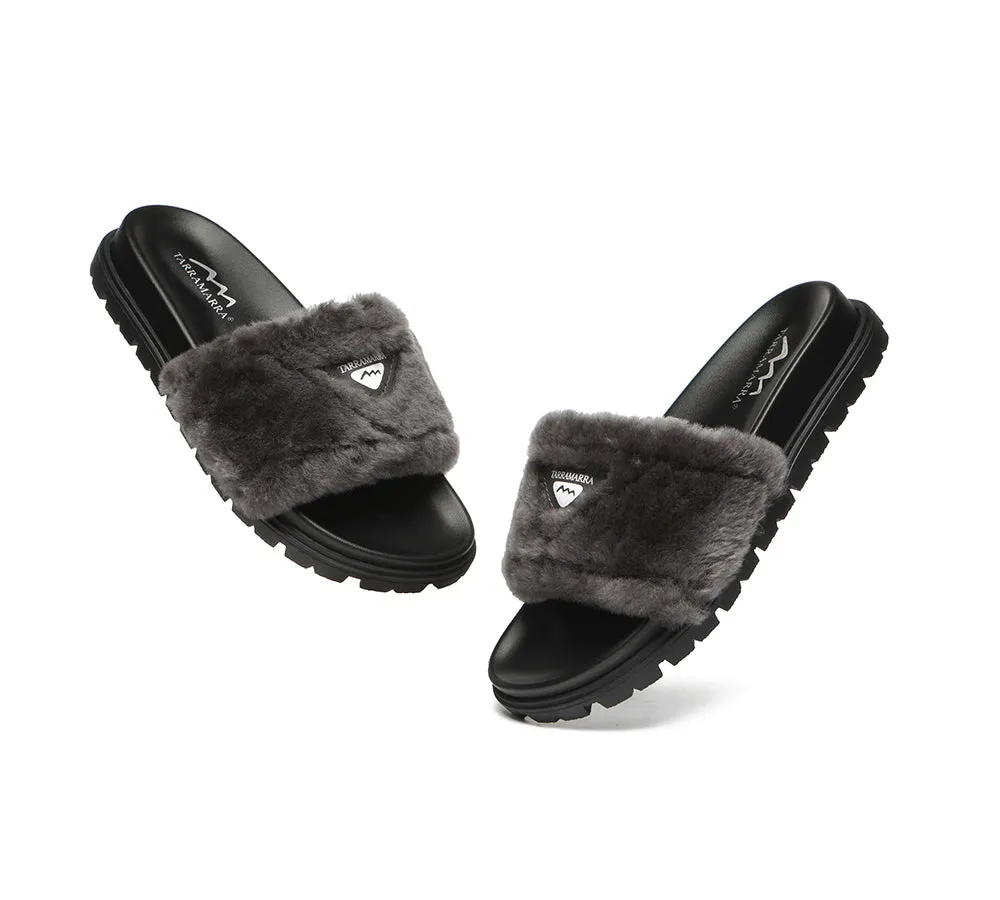 Fluffy Slides Women Fannie Scuff