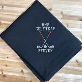 Golf Team Personalized Stadium Blanket