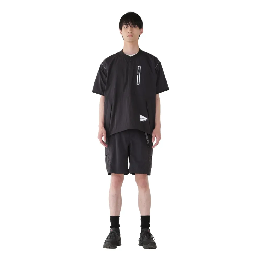 GRAMICCI GRAMICCI x ANDWANDER PATCHWORK WIND TEE-BLACK