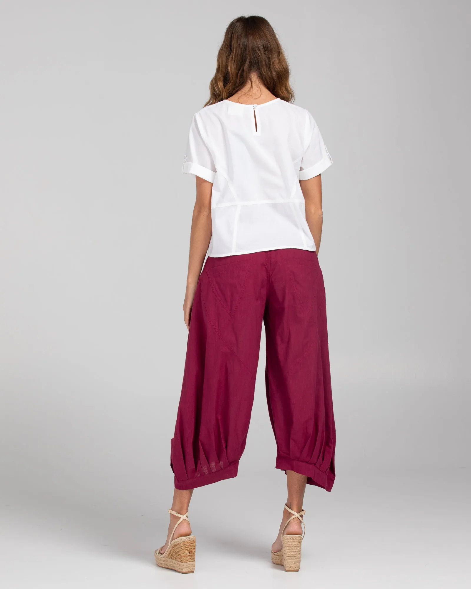 Guru Pant - Deep Magenta