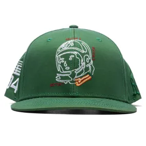 Helmet Track Snapback Hat - Garden Green