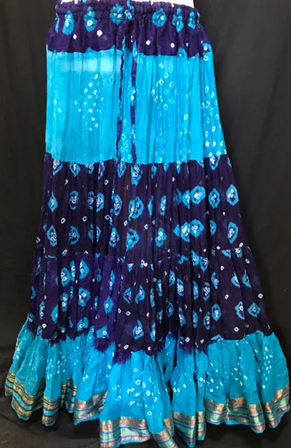 Indian Tie-Dye Bandhani Skirt