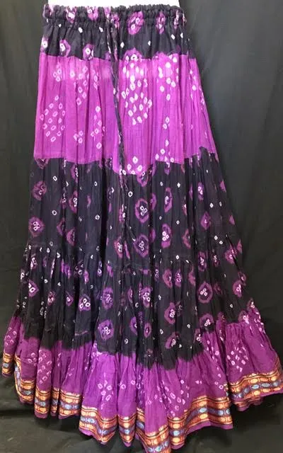 Indian Tie-Dye Bandhani Skirt