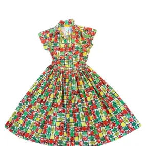 Joni Dress in Fruit Salad