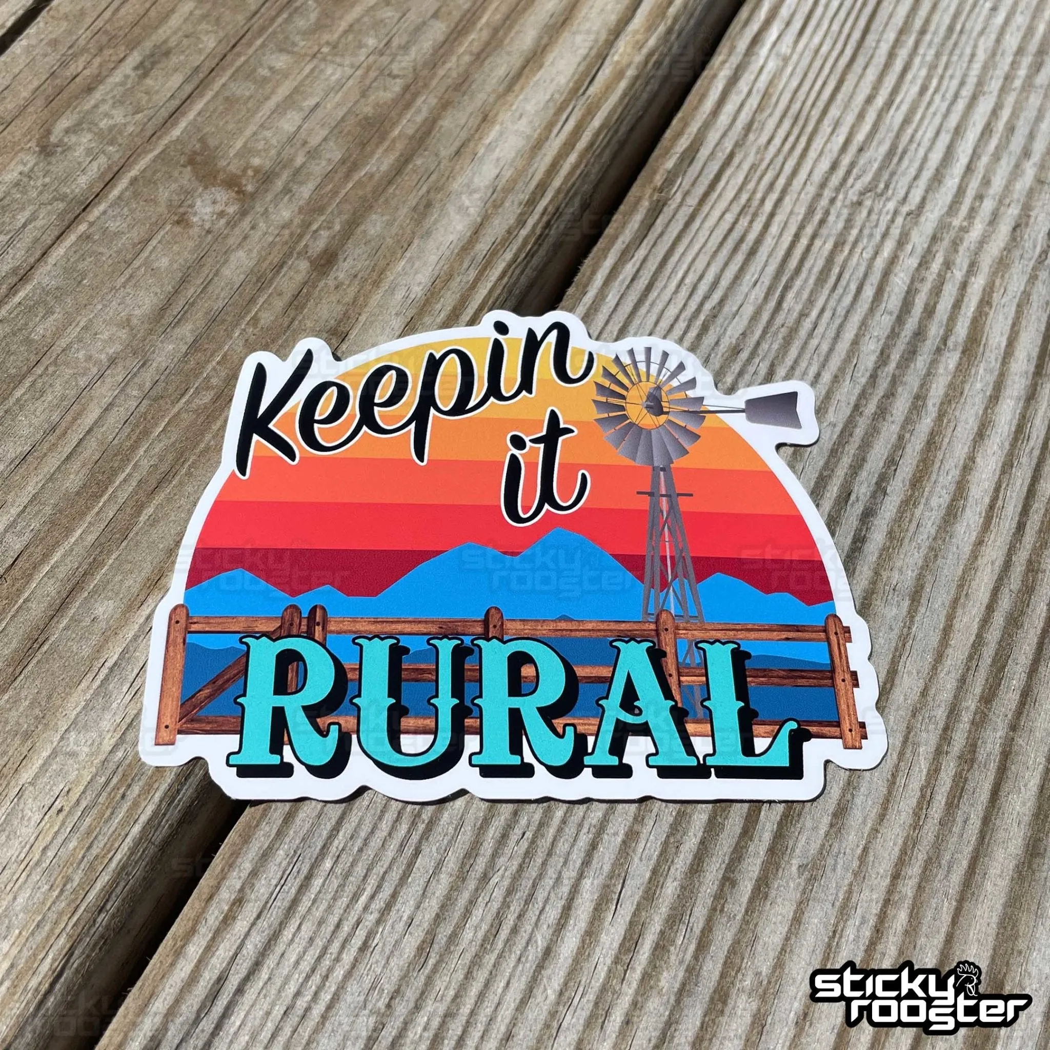 Keepin it Rural sticker