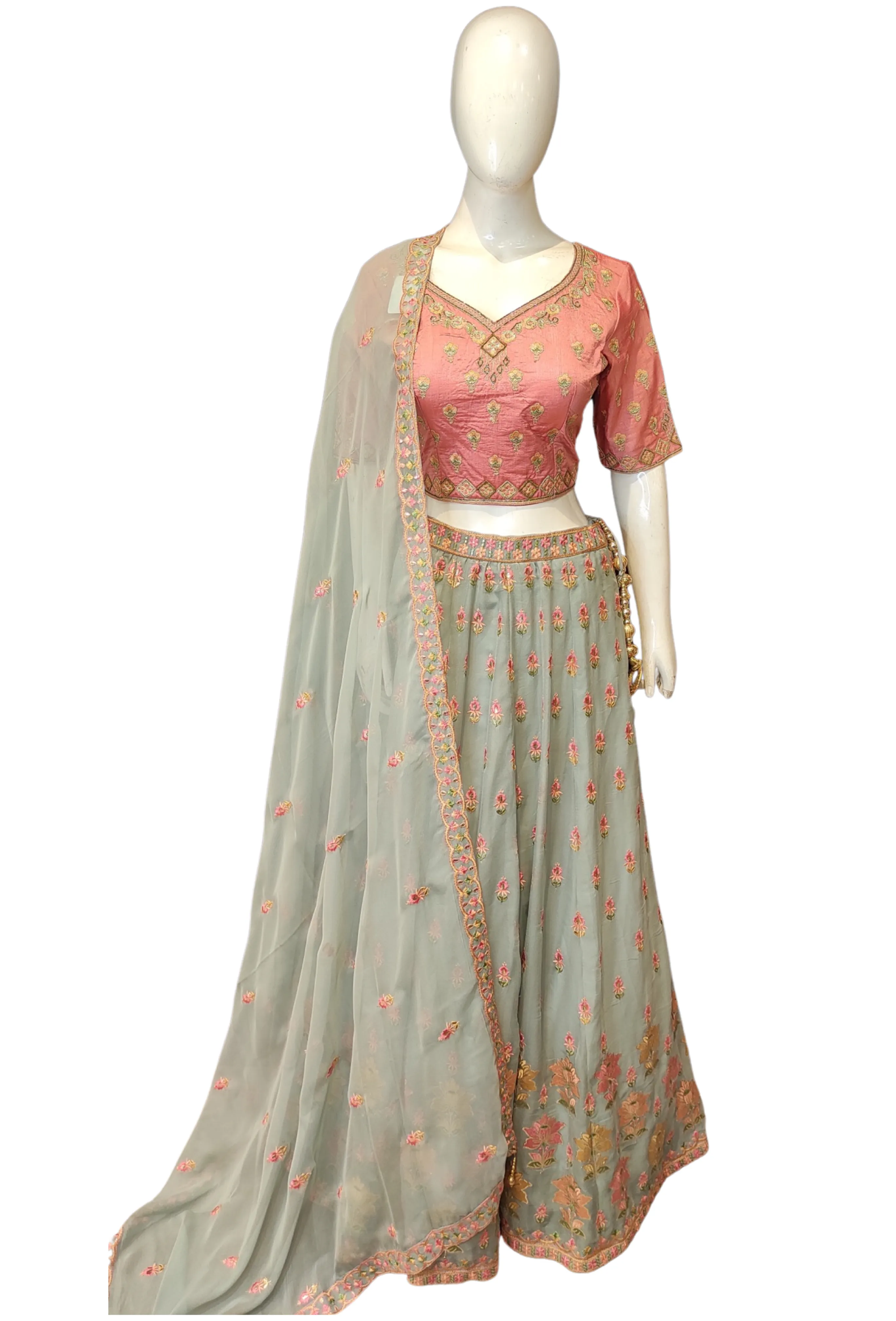 Lehenga Choli with Thread Work