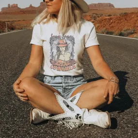 Long Live Cowgirls Vintage Western Graphic T-Shirt - WE202